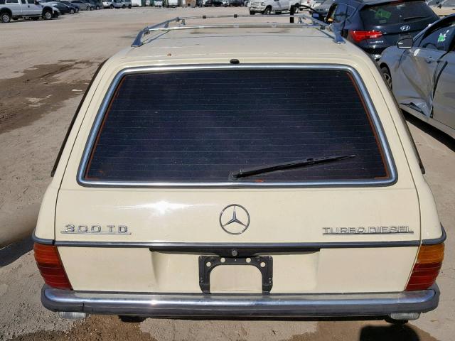 WDB1231931F043468 - 1985 MERCEDES-BENZ 300 TD YELLOW photo 9