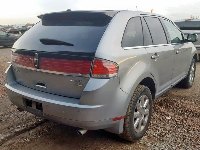 2LMDU88CX7BJ09822 - 2007 LINCOLN MKX GRAY photo 4