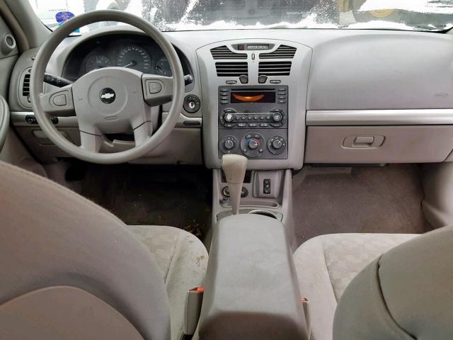 1G1ZT64855F157683 - 2005 CHEVROLET MALIBU MAX ვერცხლისფერი ფოტო 9