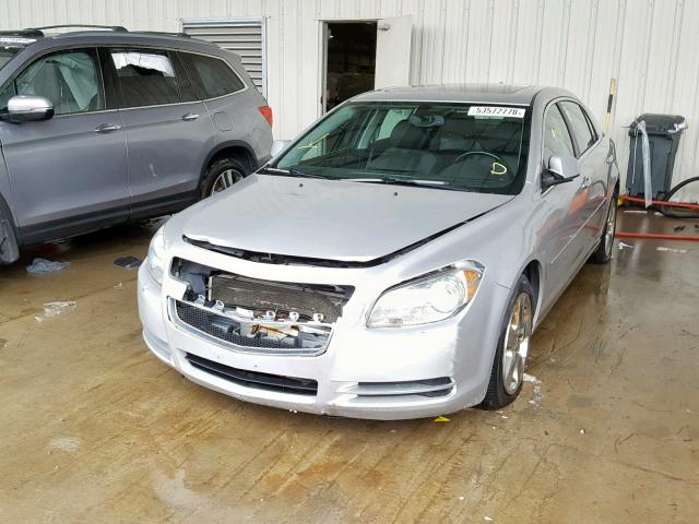 1G1ZD5EU4CF379289 - 2012 CHEVROLET MALIBU 2LT SILVER photo 2