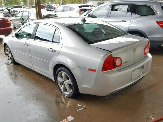 1G1ZD5EU4CF379289 - 2012 CHEVROLET MALIBU 2LT SILVER photo 3