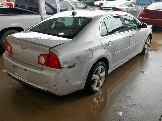 1G1ZD5EU4CF379289 - 2012 CHEVROLET MALIBU 2LT SILVER photo 4