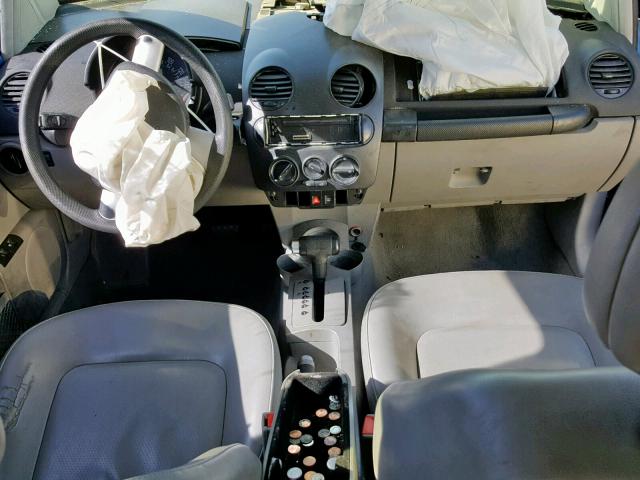 3VWCT21CX1M411782 - 2001 VOLKSWAGEN NEW BEETLE ლურჯი ფოტო 9