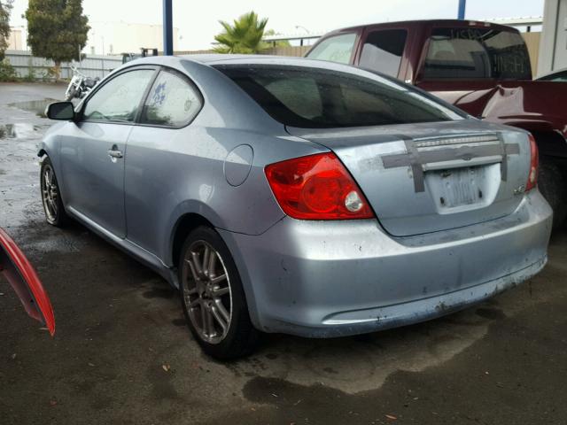 JTKDE177070192129 - 2007 TOYOTA SCION TC ლურჯი ფოტო 3