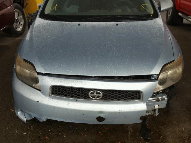 JTKDE177070192129 - 2007 TOYOTA SCION TC ლურჯი ფოტო 7