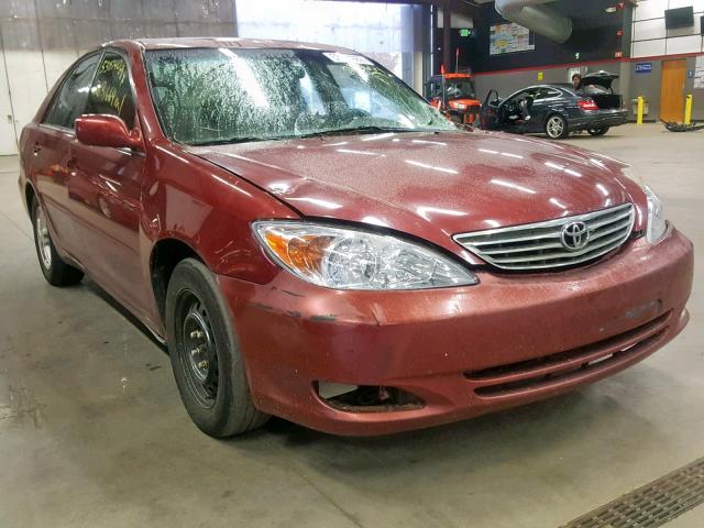 4T1BE32K92U089777 - 2002 TOYOTA CAMRY LE RED photo 1