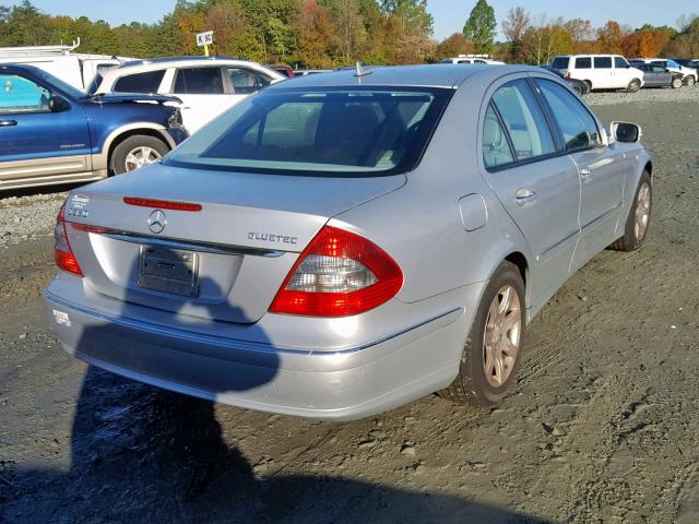 WDBUF22XX8B255887 - 2008 MERCEDES-BENZ E 320 CDI SILVER photo 4