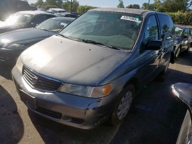 2HKRL1855YH564195 - 2000 HONDA ODYSSEY LX GRAY photo 2