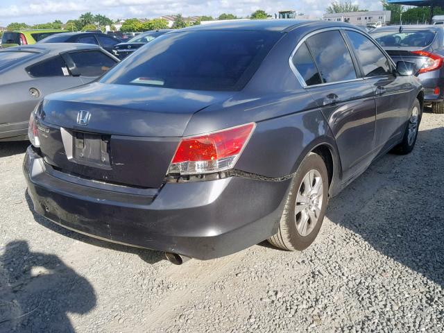 1HGCP26489A096872 - 2009 HONDA ACCORD LXP GRAY photo 4