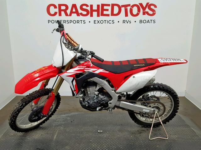 JH2PE073XHK000353 - 2017 HONDA CRF450 R RED photo 3