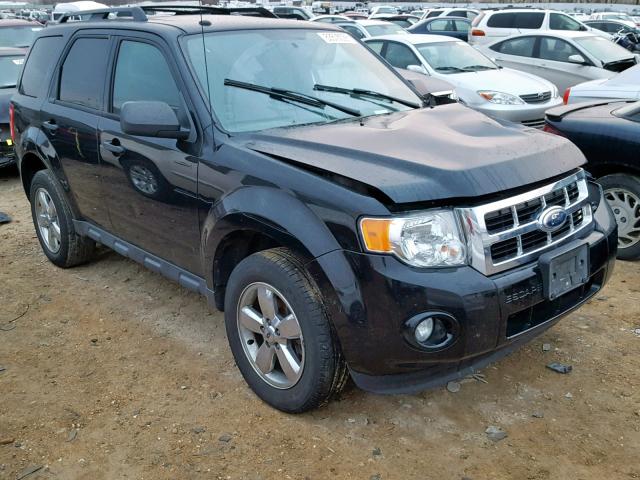 1FMCU0D75CKB03802 - 2012 FORD ESCAPE XLT BLACK photo 1