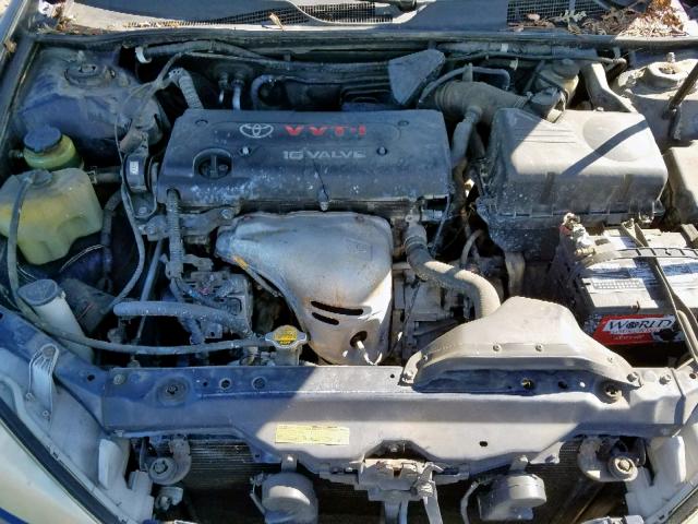 JTDBE32K320048296 - 2002 TOYOTA CAMRY LE BLUE photo 7