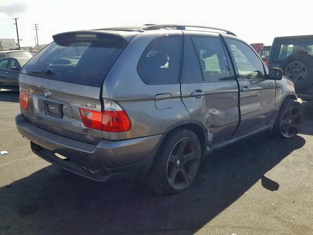 5UXFB53526LV23275 - 2006 BMW X5 4.4I GRAY photo 4