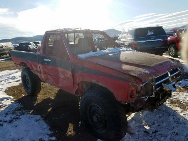 JT4RN63A0J8006044 - 1988 TOYOTA PICKUP RN6 RED photo 1