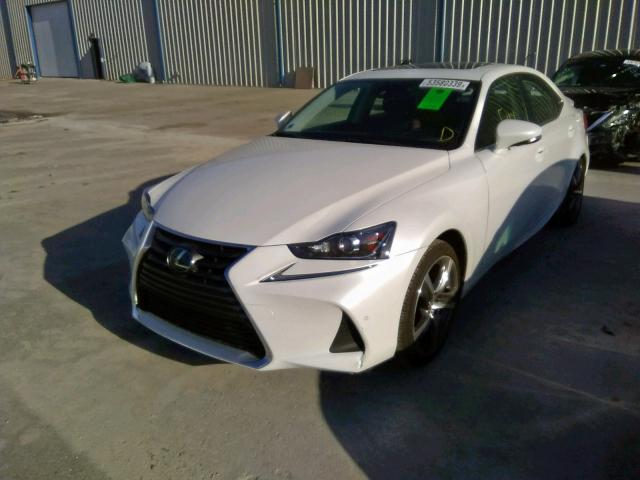 JTHBA1D23H5060777 - 2017 LEXUS IS 200T WHITE photo 2