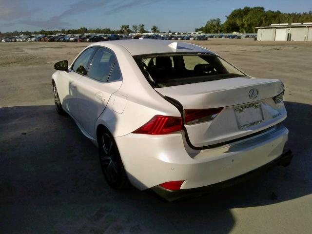 JTHBA1D23H5060777 - 2017 LEXUS IS 200T WHITE photo 3