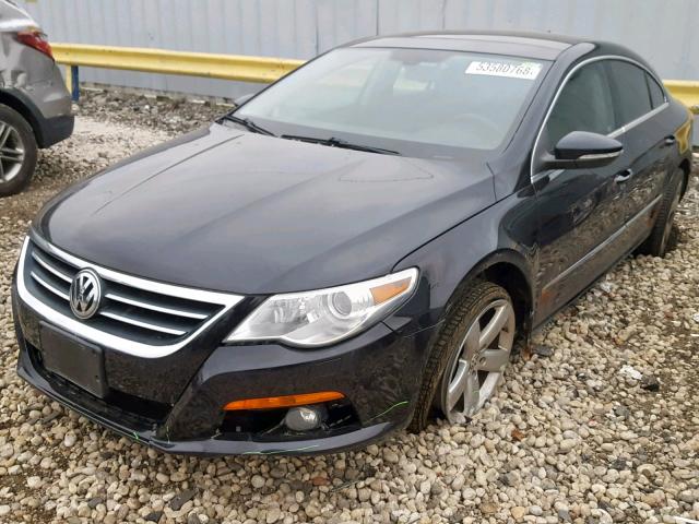 WVWGU73C49E531669 - 2009 VOLKSWAGEN CC VR6 4MO BLACK photo 2