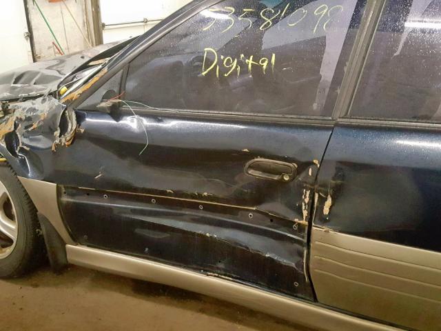 4S3BH675517606649 - 2001 SUBARU LEGACY OUT BLUE photo 10