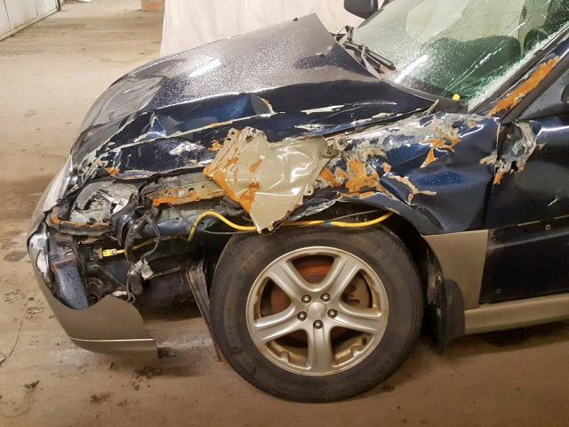 4S3BH675517606649 - 2001 SUBARU LEGACY OUT BLUE photo 9