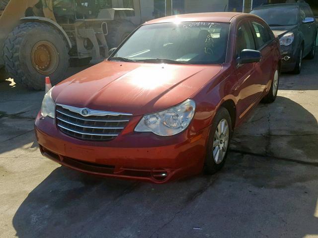 1C3CC4FB8AN188053 - 2010 CHRYSLER SEBRING TO RED photo 2