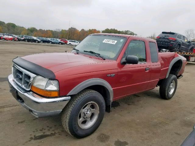 1FTZR15X5XTA74595 - 1999 FORD RANGER SUP RED photo 2
