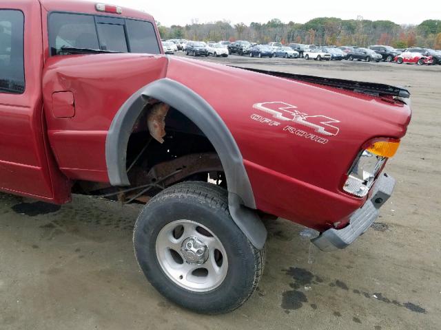 1FTZR15X5XTA74595 - 1999 FORD RANGER SUP RED photo 9