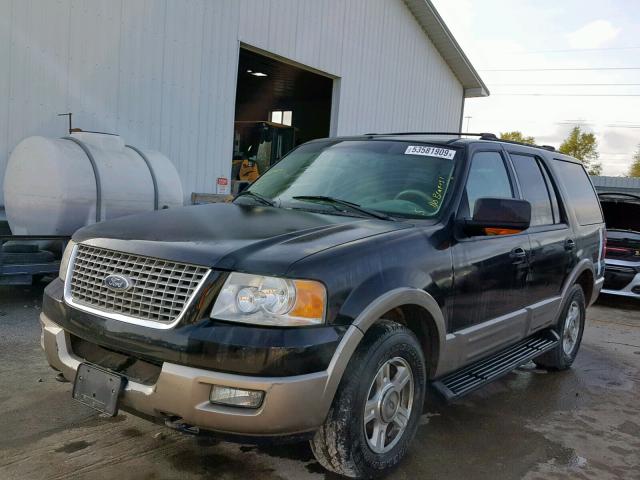 1FMFU18L73LB28544 - 2003 FORD EXPEDITION BLACK photo 2