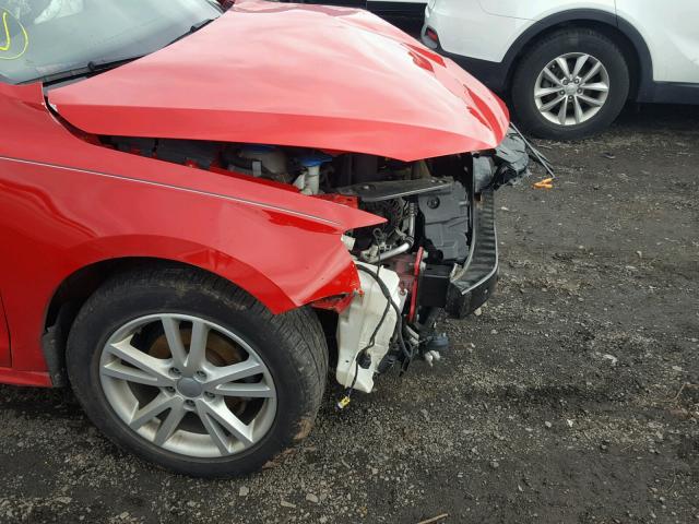 3VW2K7AJ4EM210413 - 2014 VOLKSWAGEN JETTA BASE 红色 照片 9