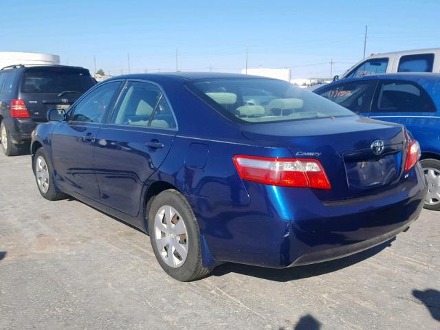 4T1BE46K98U236897 - 2008 TOYOTA CAMRY CE BLUE photo 3