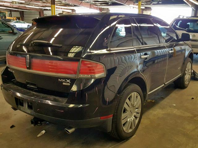 2LMDU88C69BJ02336 - 2009 LINCOLN MKX BLACK photo 4