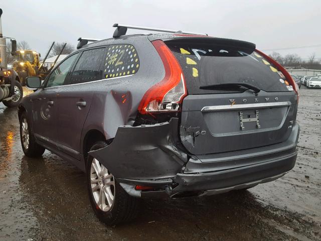 YV4612RK6G2875294 - 2016 VOLVO XC60 T5 GRAY photo 3