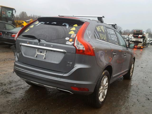 YV4612RK6G2875294 - 2016 VOLVO XC60 T5 GRAY photo 4