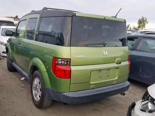 5J6YH18796L007369 - 2006 HONDA ELEMENT EX GREEN photo 3