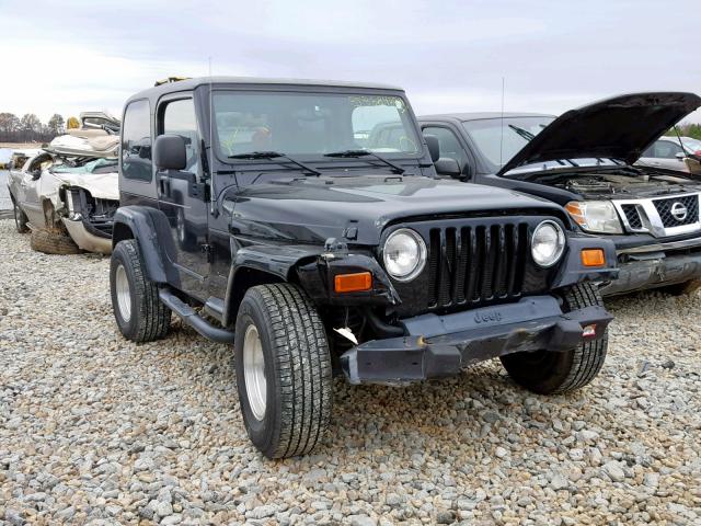 1J4FA59S93P307486 - 2003 JEEP WRANGLER / BLACK photo 1