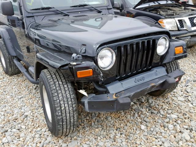 1J4FA59S93P307486 - 2003 JEEP WRANGLER / BLACK photo 9