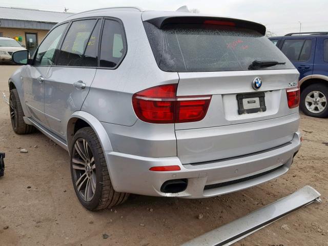 5UXZV8C57DL426964 - 2013 BMW X5 XDRIVE5 SILVER photo 3