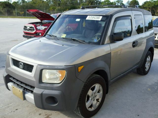 5J6YH28543L040893 - 2003 HONDA ELEMENT EX SILVER photo 2