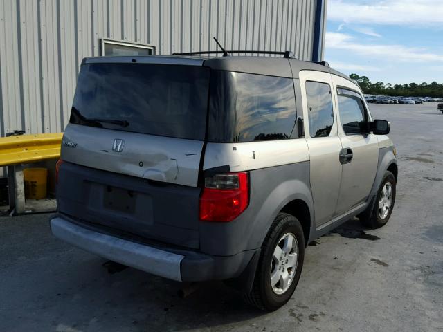 5J6YH28543L040893 - 2003 HONDA ELEMENT EX SILVER photo 4