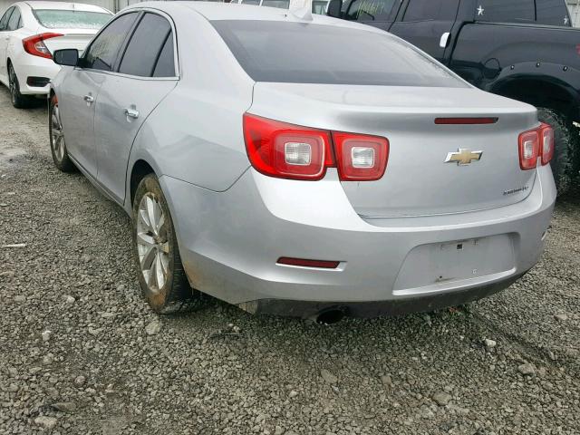 1G11H5SA8DF307444 - 2013 CHEVROLET MALIBU LTZ 银色 照片 3