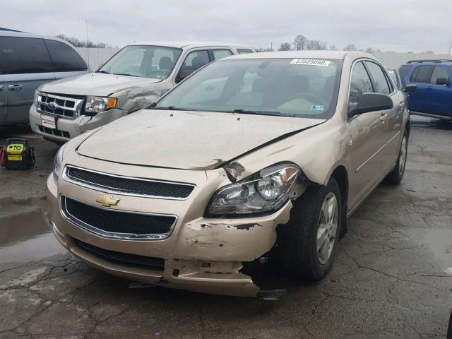 1G1ZG57B48F283205 - 2008 CHEVROLET MALIBU LS 金色 照片 2