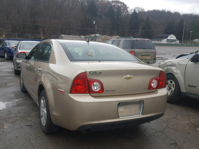 1G1ZG57B48F283205 - 2008 CHEVROLET MALIBU LS 金色 照片 3