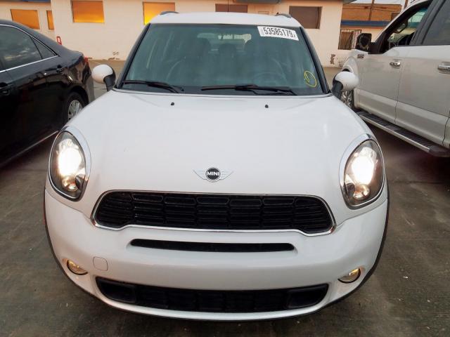 WMWZC3C55CWL84430 - 2012 MINI COOPER S C WHITE photo 9