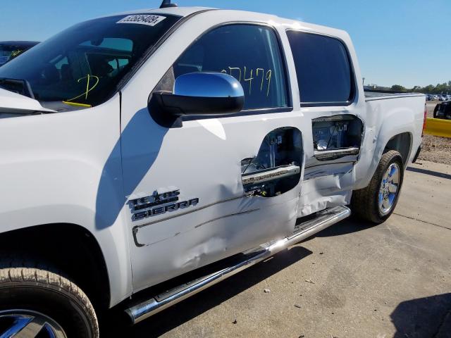 3GTP1VE03CG180849 - 2012 GMC SIERRA C15 WHITE photo 9