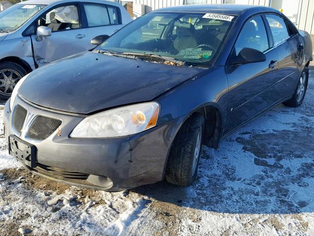 1G2ZF55B264272911 - 2006 PONTIAC G6 SE GRAY photo 2