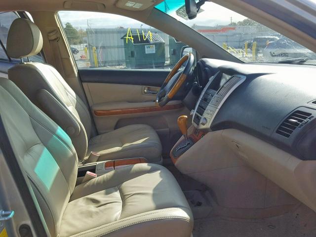 JTJGW31U172004022 - 2007 LEXUS RX 400H BEIGE photo 5