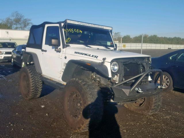 1C4AJWAG9DL606787 - 2013 JEEP WRANGLER S WHITE photo 1