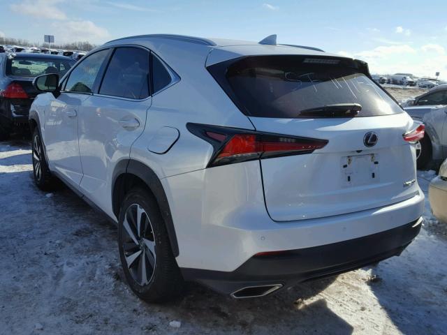 JTJBARBZ1J2150904 - 2018 LEXUS NX 200T WHITE photo 3