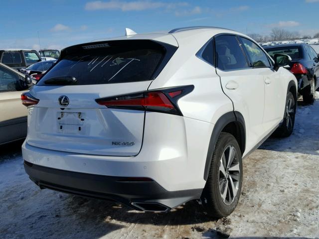 JTJBARBZ1J2150904 - 2018 LEXUS NX 200T WHITE photo 4