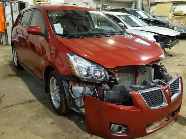 5Y2SP6E05AZ407745 - 2010 PONTIAC VIBE RED photo 1