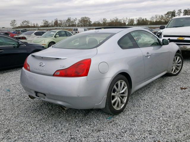 JN1CV6EL5DM982128 - 2013 INFINITI G37 SILVER photo 4